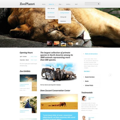 Zoo Drupal Template