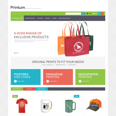 Harmonious Print Store PrestaShop Theme