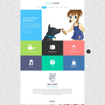 Movie Responsive Drupal Template