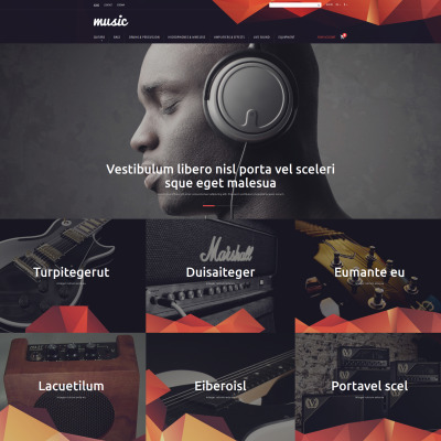 Music Store PrestaShop Theme