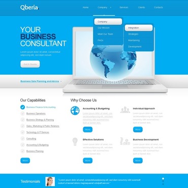 Consulting Website Template #41263