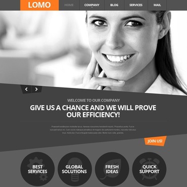Gray Consulting Joomla Template #43083