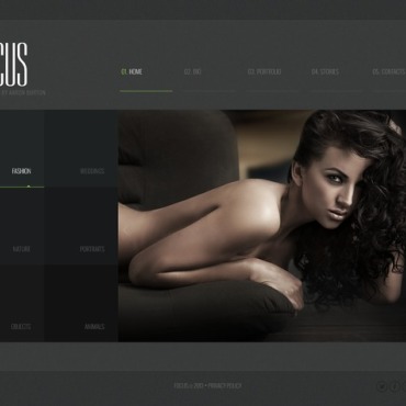 Photographer Portfolio Responsive Joomla Template #44047