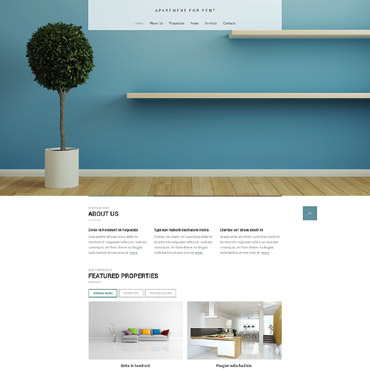 Real Estate Agency Responsive Website Template #52227